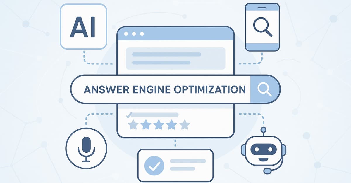 Organic SEO services illustration